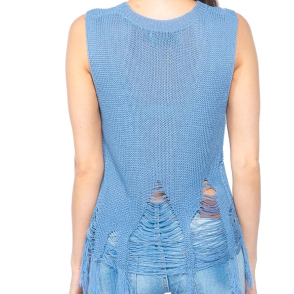 DISTRESS TOP - Picture 2 of 3